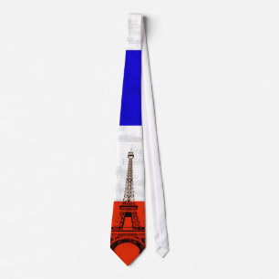 Tie för frankrikeEiffel torn Slips