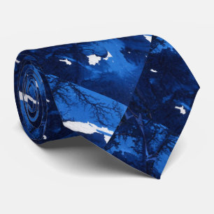 Tie "för fryste Ridge" abstraktdesign Slips