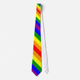 Tie för gay prideregnbågenacke slips