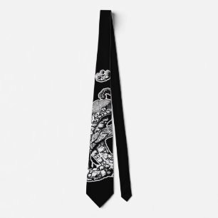 Tie för Goth Celtic fnurraorm Slips
