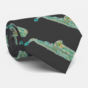 Tie för Jazzsaxofonmusik Slips