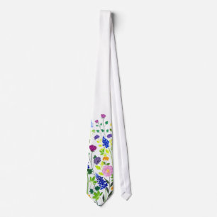 Tie för konst för Texas blomsterträdgårdvildbl Slips