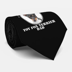 Tie för leksakfoxterrierpappa slips