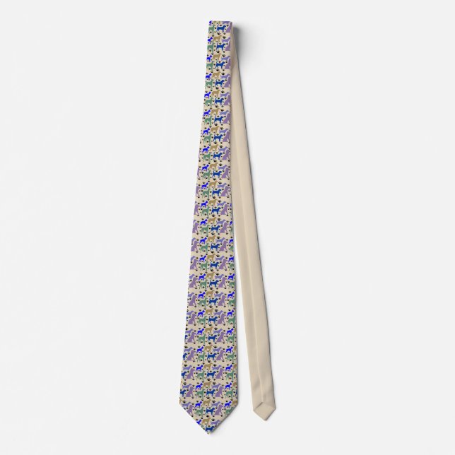 Tie för många många hundar slips (Framsida)