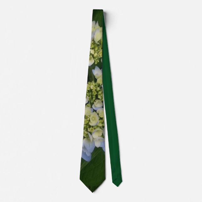 Tie "för min blåttvanlig hortensia" slips (Framsida)