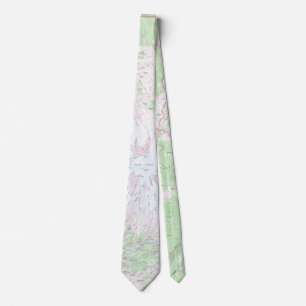 Tie för Mount Rainier topografisk karta 1975 Slips