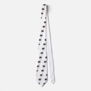 Tie. för palmträdstrandliv slips