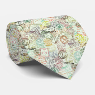 Tie för passfrimärketryck slips