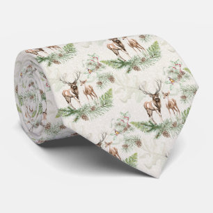 Tie för skoghjort- och gräsgren slips