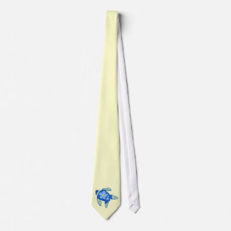 Tie för sköldpadda för Forgetmenot blommahav Slips