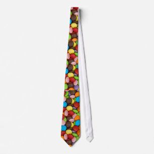 tie för smartiesbakgrundsnovelty slips
