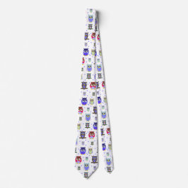 Tie för tecknadugglanacke slips