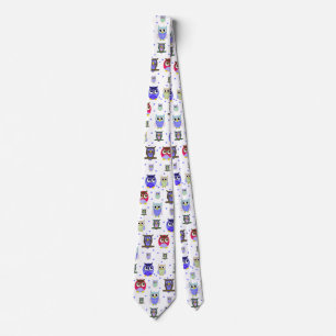 Tie för tecknadugglanacke slips