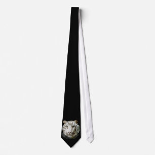 Tie för vitBengal tiger Slips