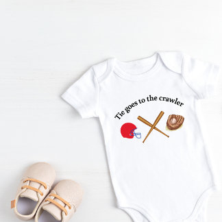 Tie går till Crawler Baby Bodykostym T Shirt
