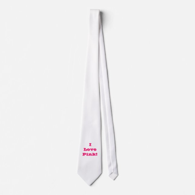 Tie I Kärlek Rosa Slips (Framsida)
