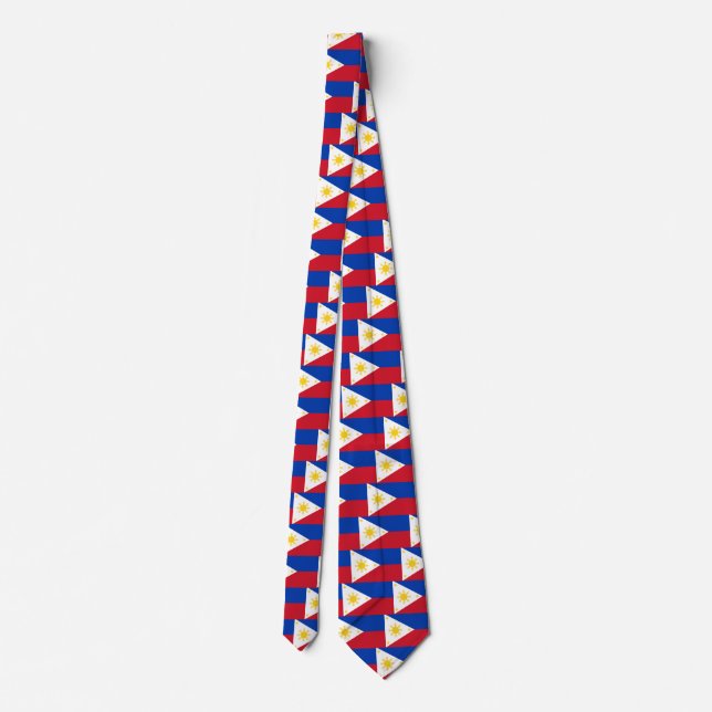 Tie med Filippinernas Flagga Slips (Baksida)