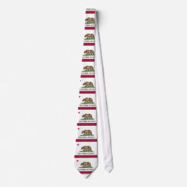 Tie med Flagga i Kalifornien, USA. Slips