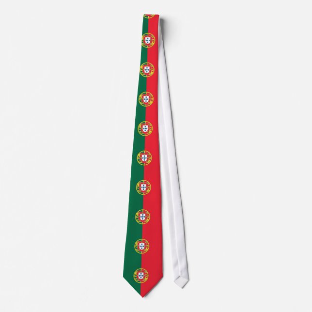 Tie med Flagga i Portugal Slips (Framsida)