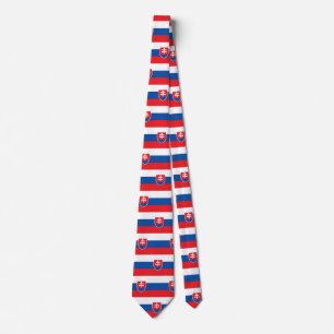 Tie med Flagga i Slovakien Slips