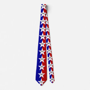 Tie med Flagga San Antonio, Texas, USA Slips