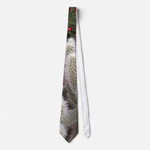 Tie med kaktustrycket slips