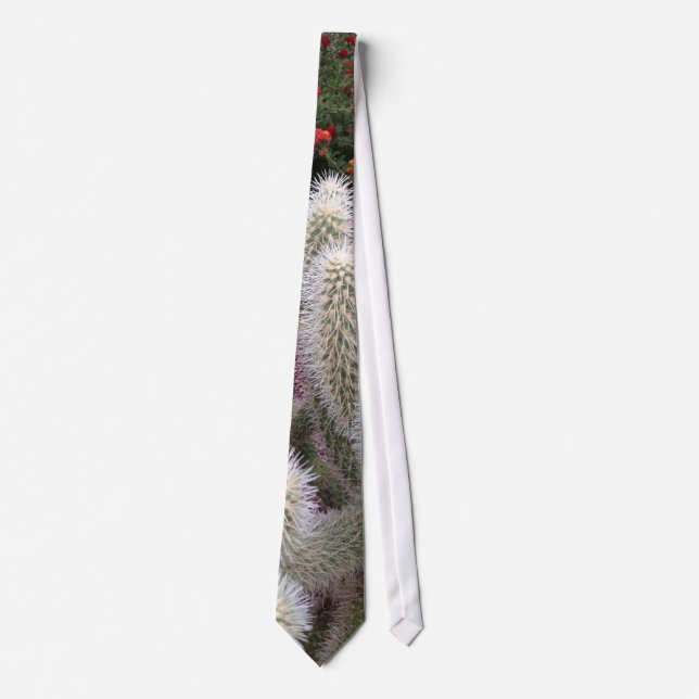 Tie med kaktustrycket slips (Framsida)