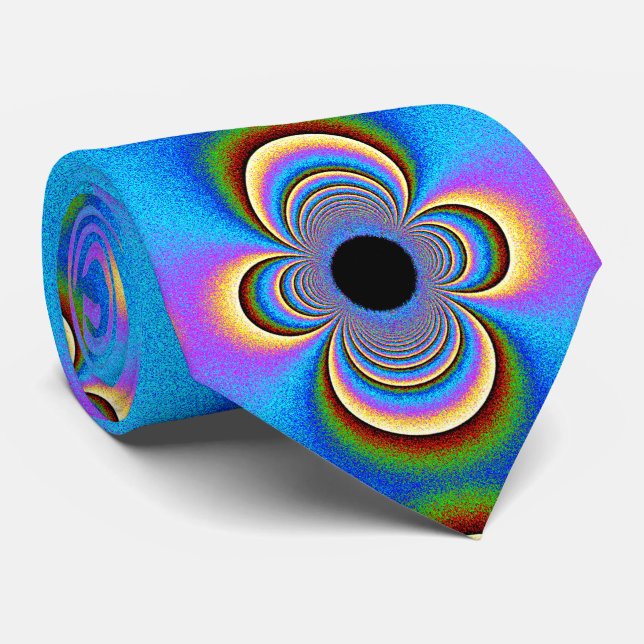Tie med unik konst slips (Rullad)