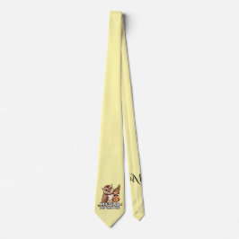 Tie: Min gamla mig Pappa (gult) Slips
