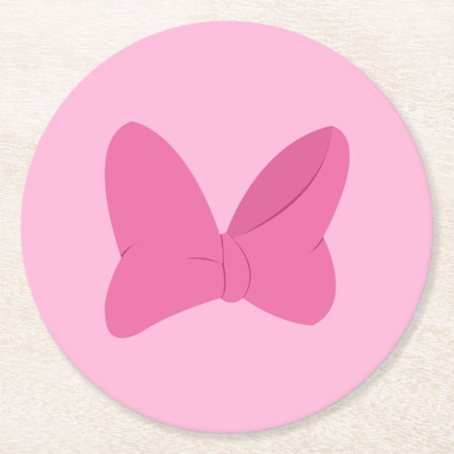 Tie Paper Coaster Underlägg Papper Rund (Framsidan)