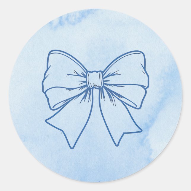 Tie Runt Klistermärke (Framsida)