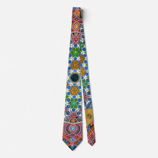 Tie "Samadhi" (acrylic painting) Slips