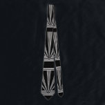 Tie Silver Black Art Deco Slips<br><div class="desc">Tie Silver Black Art Deco</div>