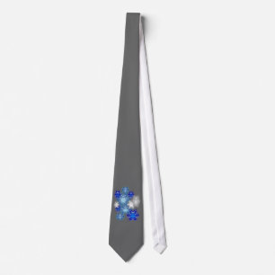 Tie - Snöflingor Slips