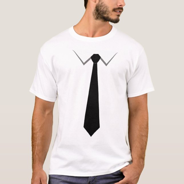 Tie svartTie Tee Shirt (Framsida)