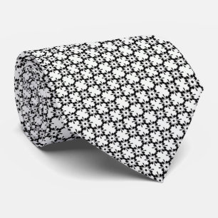 Tie/svartvitt Slips