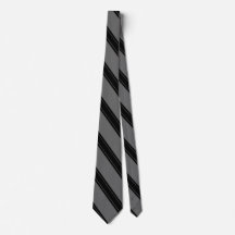 Tie/Triple Rand Black på Grått mönster
