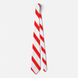 Tie/Triple Rand Candy cane mönster Slips
