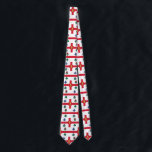 Tie with Flag of Montreal, Canada Slips<br><div class="desc">Showcase your Montreal pride with this elegant tie featuring the official flag of Montreal, Canada. Perfect for formal occasions, business meetings, or special events, this tie combines sophisticated style with meaningful symbolism that honors one of Canada’s most culturally diverse cities. The design prominently features Montreal’s flag: a striking red Cross...</div>