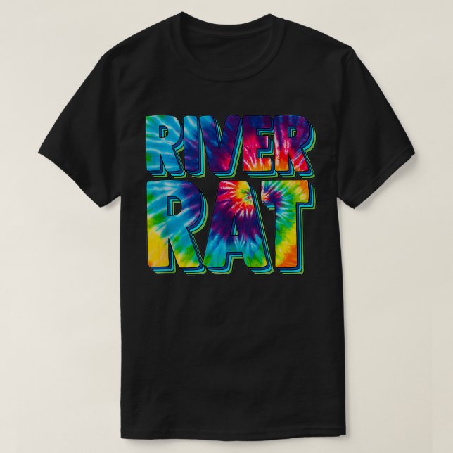 TieDie River Rat  T Shirt (Design framsida)