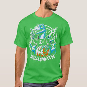 TieDye Dinosaur Hippie Dinosaur Halloween T Shirt
