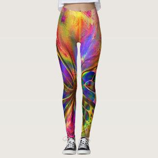 "Tiedye" fjäril Leggings