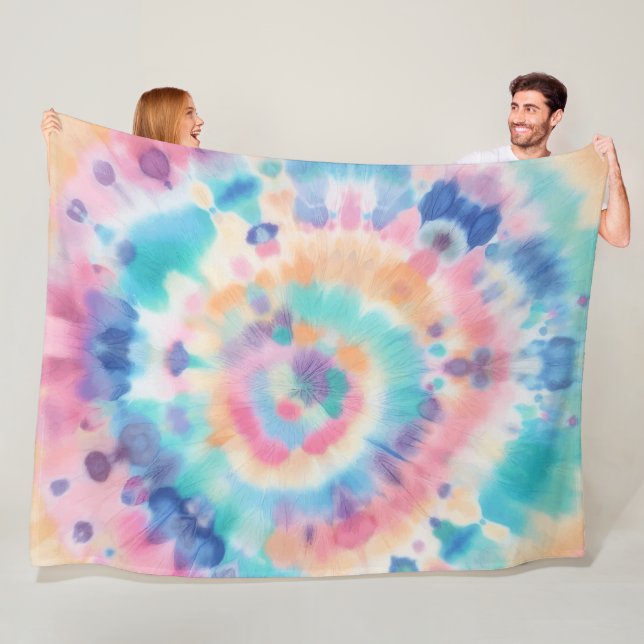 Tiedye Fleecefilt (På plats)