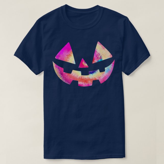 TieDye Halloween Pumpkin Costume  T Shirt (Design framsida)