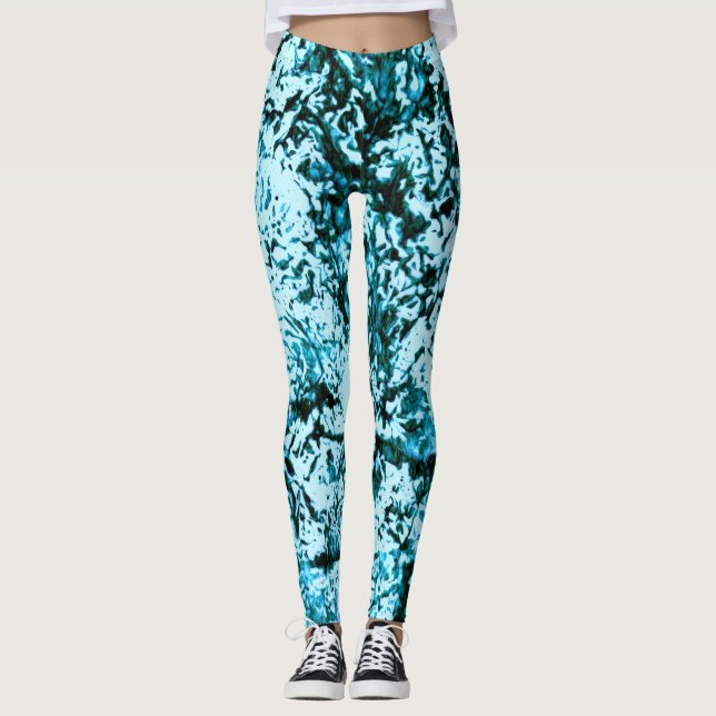 Tiedye-leggingar Leggings (Framsida)