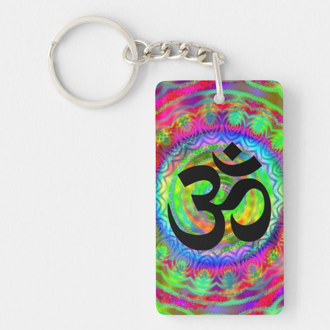 Tiedye-mål med Om-symbol (Framsidan)