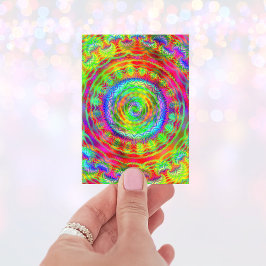 Tiedye-mål Visitkort
