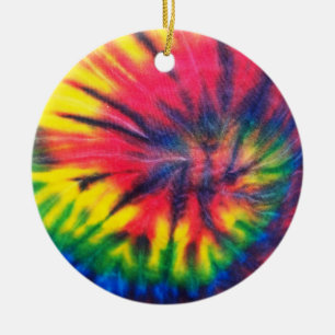 Tiedye-mönster Julgransprydnad Keramik