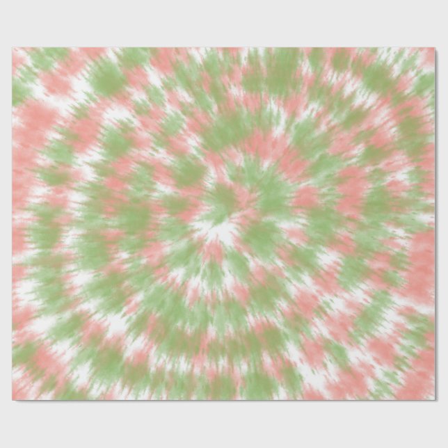 Tiedye Presentpapper (Platt)
