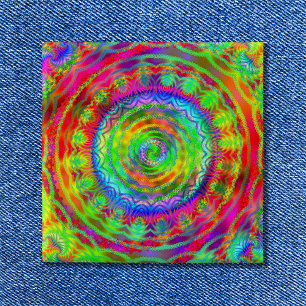 Tiedye Target Knapp